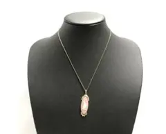 ウエッジウッド Wedgwood ネックレス ジャスパーピンク GP ゴールド