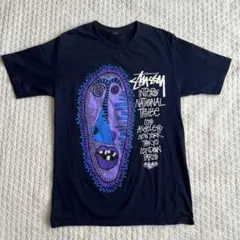 Stüssy グラフィックプリント Tシャツ S ネイビー