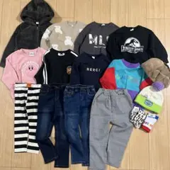ベビー キッズ 男の子 女の子 子供服 16点 まとめ売り 110