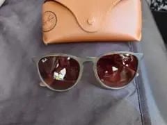 Ray-Ban ブラウン ウェリントンサングラス