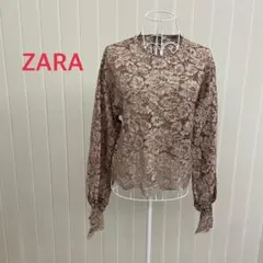 ZARA ザラ レディース トップス ブラウス シャツ 花柄 長袖