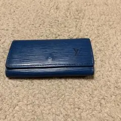 Louis Vuitton エピレザー キーケース4連青