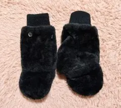 ブラックファーミトン 手袋 黒 冬用