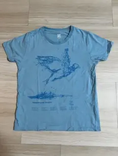 graniph グラニフ Tシャツ スプラッシュバード SSサイズ