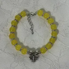 蜂チャームハンドメイドブレスレットY2Kフェアリーグランジウィッシュコア