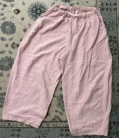 新品　Gauze# リネンパンツ　dusty pink 新品 Gauze# リネンパンツ dusty pink - メルカリ