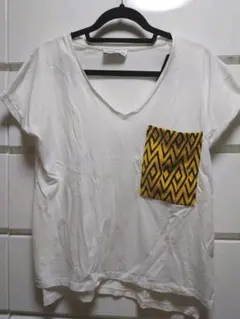 ZARA Vネック Tシャツ