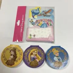 ディズニープリンセスDisney仲間メモセット プリンセス 3冊ミニメモセット