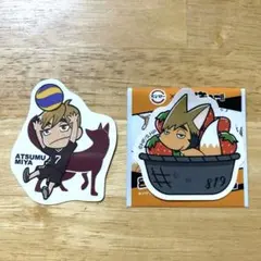 スシロー ハイキュー!! コラボ限定 ステッカー ピック 宮侑
