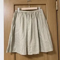 【美品】FRAMeWORK 膝丈スカート ベージュ サイズ38
