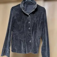 【100円値下げ】グレー テーラード。 コーデロイジャケット