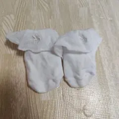 ポロ・ラルフ・ローレン ベビー靴下 ホワイト