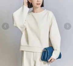 BEAUTY&YOUTH ポリエステルブレンド ステッチプルオーバー