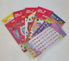 新品未開封【たまごっちシール】6種セット キラキラシール プチプチシール