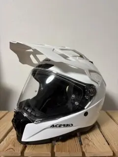ACERBIS アチェルビス ヘルメット ホワイト M オフロード アドベンチャのサムネイル