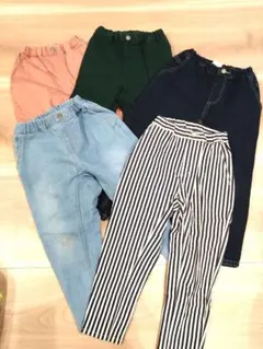 ブランシェス　ガーデナーテーパードパンツ　5枚組