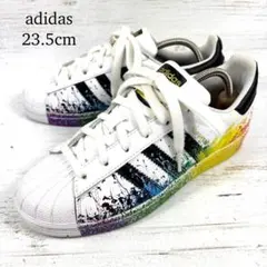 adidas SUPERSTAR 23.5 プライド ペイント レインボー - メルカリ