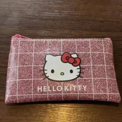 ハローキティ×BIRTHDAY BAR ミニフラットポーチ シークレット キティ