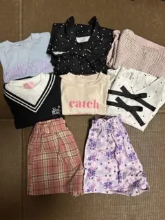 キッズ服 8点セット Tシャツ スカート