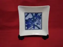 魯山窯　　四角小皿 　１個のサムネイル