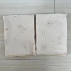ミニサイズ防水シーツ くま　60×90cm 2枚セット