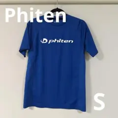 Phiten ファイテン 青 ブルー 半袖 ビックロゴ Sのサムネイル