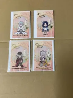 アニメイトカフェ　刀剣乱舞　鶴丸　他　箔押しカード