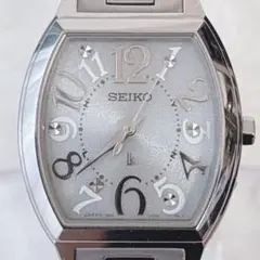 【美品・稼働品】SEIKO ルキア トノー型 電波ソーラー 腕時計 レディース