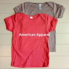 American Apparel ベビーTシャツ 2枚セット 18-24Mのサムネイル