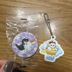 くら寿司　モフサンド　缶バッジ　キーホルダー