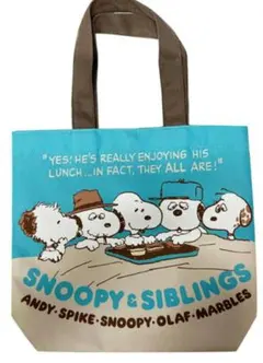 スヌーピー　コローレバッグ　みんなでご飯