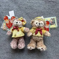 【タグ付】ディズニー 30周年 ダッフィー シェリーメイ ぬいぐるみバッジ