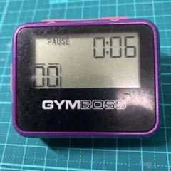 GYMBOSS ストップウォッチ パープル