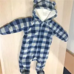 【着画あり】カバーオール ロンパース ジャンプスーツ　ベビーアウター