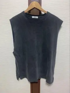 WEGO ノースリーブトップス チャコールグレー Mのサムネイル