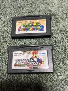 ゲームボーイアドバンス マリオソフト　２本セット