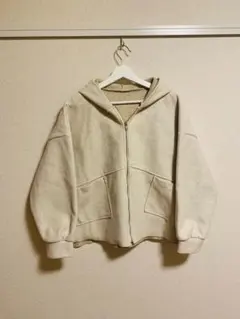 【STYLE DELI】フード付きジャケット アイボリーのサムネイル