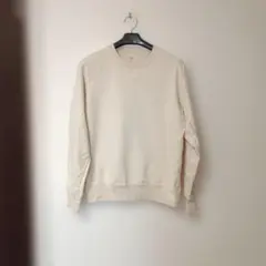 ユニクロ　スェットシャツ　m ベージュ