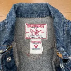 TRUE RELIGION ビンテージ デニムジャケット キッズ kids S