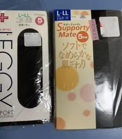 8足　アツギ　フクスケ　ストッキング　ブラック