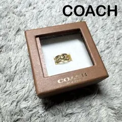 COACH コーチ ハート ラインストーン リング 指輪 レディース ゴールドのサムネイル