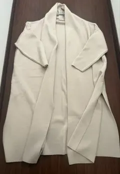 週末限定⭐︎ドゥーズィエムクラス　スムースニット　ガウンコート　ベージュ