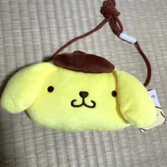 【新品未使用タグ付き】ポムポムプリン　フェイスひも付きポーチ　日本限定