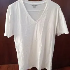 UNITED ARROWS Vネック Tシャツ ホワイト M