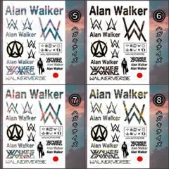 AlanWalker タトゥーシール（カラー⑤〜⑧Ver.） ウルトラジャパン
