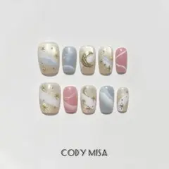 星空デザインネイルチップセット