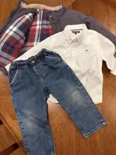 トミーフィルフィガー　中綿　ジャケット　シャツ　ラグマート　デニム　3点セット