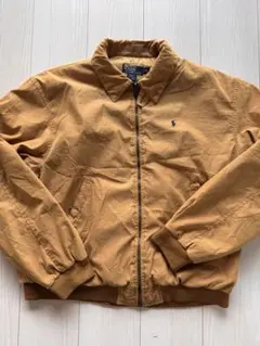 USA製✨90s ラルフローレン スイングトップ ピーチスキン ベロアコットン