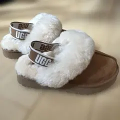 UGG 厚底ファー スリッポン　バックストラップ サイズ20cm
