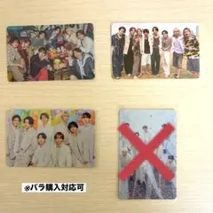 【セット品】timelesz FAM トレカ10枚・ペア柄アナザージャケ写4種